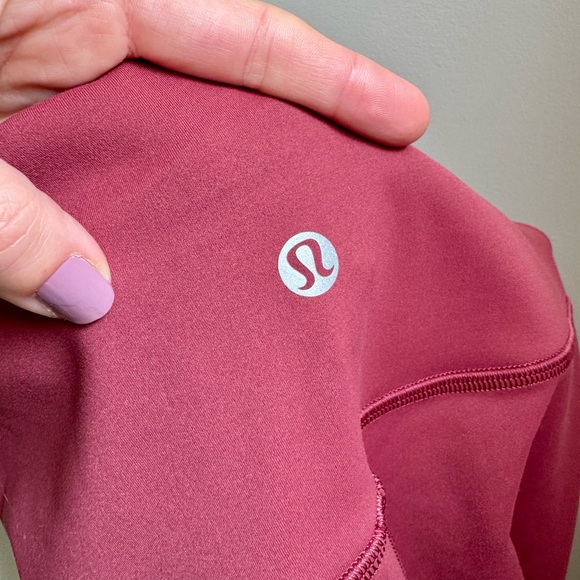 Lululemon Athletica Wunder Train High-Rise Crop 23” Leggings, Mulled Wine sz. 4 - Picture 9 of 16